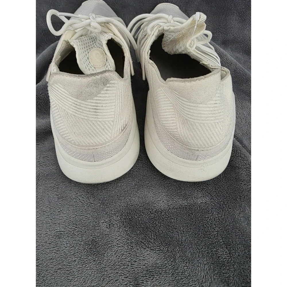 OluKai Holo Shoes Mens Size 12 White Mesh Low Top Athletic Sneakers 10513-WBWB